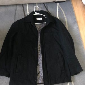 Men’s Calvin Klein pea coat size medium black